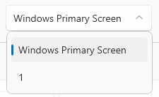 Image showing the Application Bar monitor control